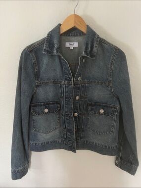 Oat New York Blue Denim Jean Jacket